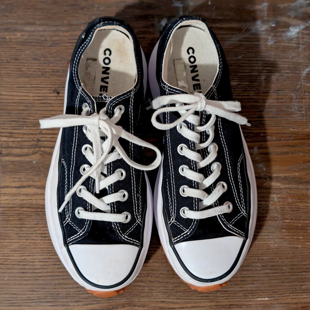 Converse Run Star Hike Low-Top Platform Sneaker Size 8 Women - Picture 3 of 7